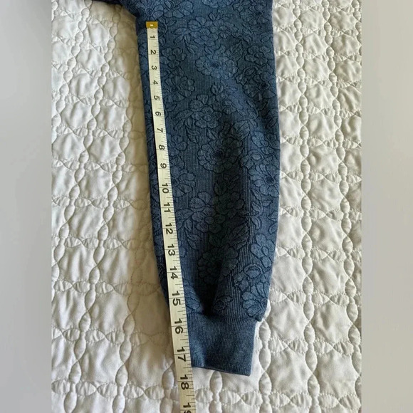 Vintage Cape Cod Sportswear Blue Floral Long Sleeve Collared Sweater Size Small - Picture 9 of 12